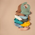 Baby Silicone Bib (Sage)